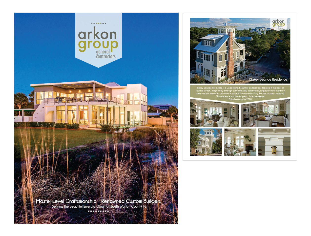 Arkon Group Booklet graphic design 330 Creative