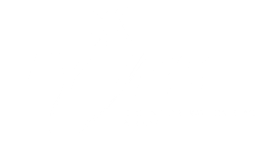 image of the VPS airport logo in white
